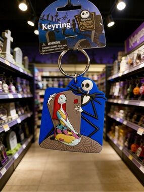 Nightmare Before Christmas Jack & Sally Keyring - Blue